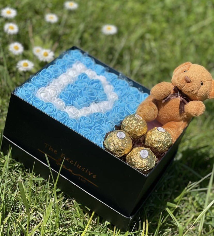 Mini Dikdörtgen Harf Tasarım Kutu