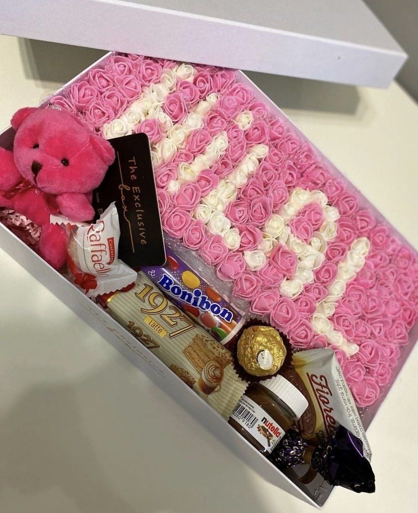 Kişiye Özel İsim Tasarım Kutu