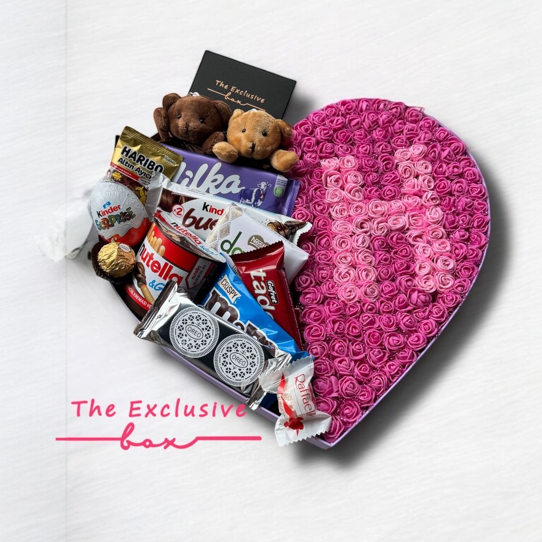 Kişiye Özel Kalp Harf Tasarım Kutu