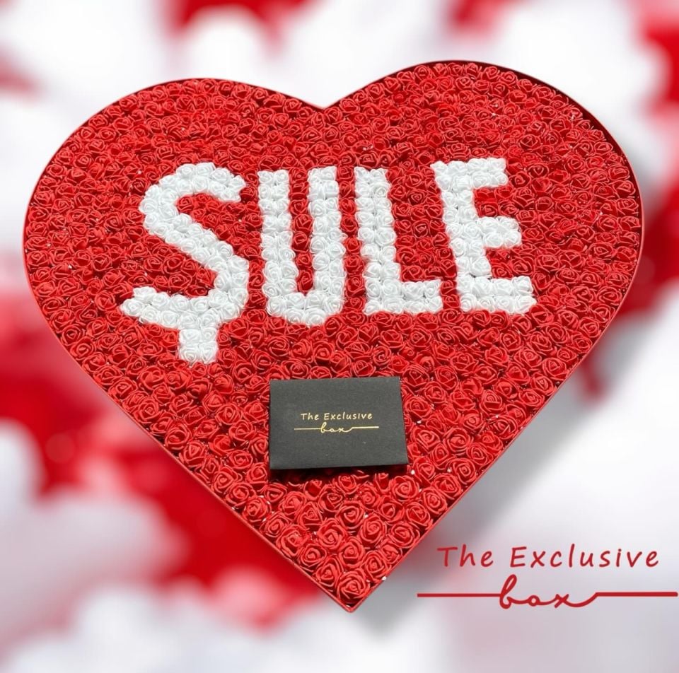 Devasa İsim Tasarım Kutu - Kırmızı