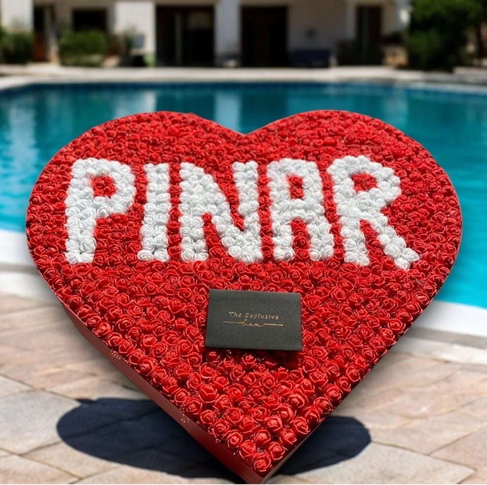 Devasa İsim Tasarım Kutu - Kırmızı