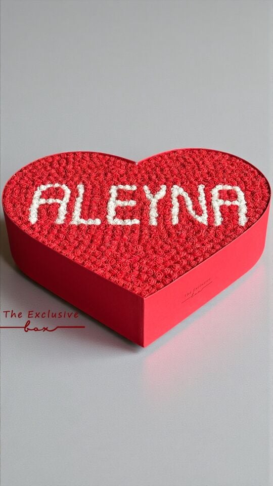 Devasa İsim Tasarım Kutu - Kırmızı