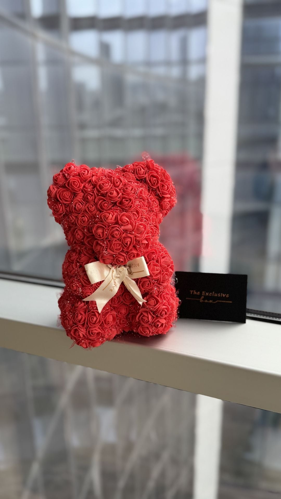 Red Teddy Rose Bear
