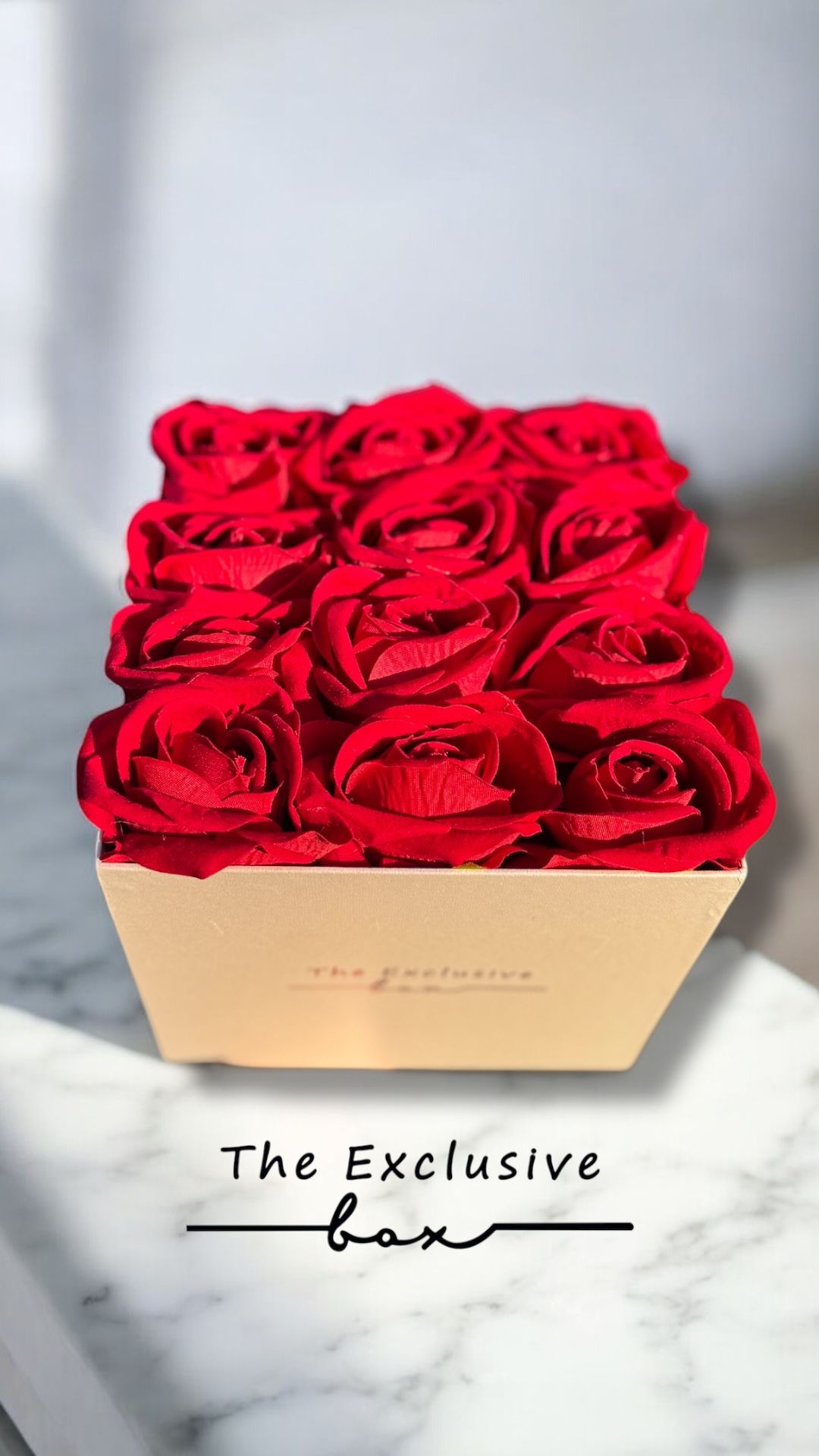 12li Kırmızı Gül Kutusu