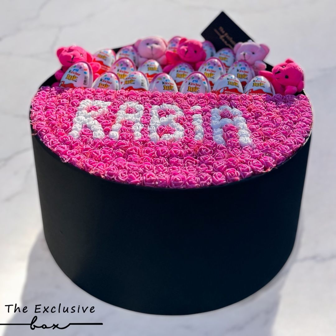 Devasa Silindir Prenses İsim Tasarım Kutu