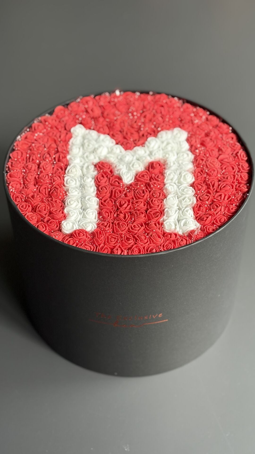 Silindir Harf Tasarım Kutu Kırmızı