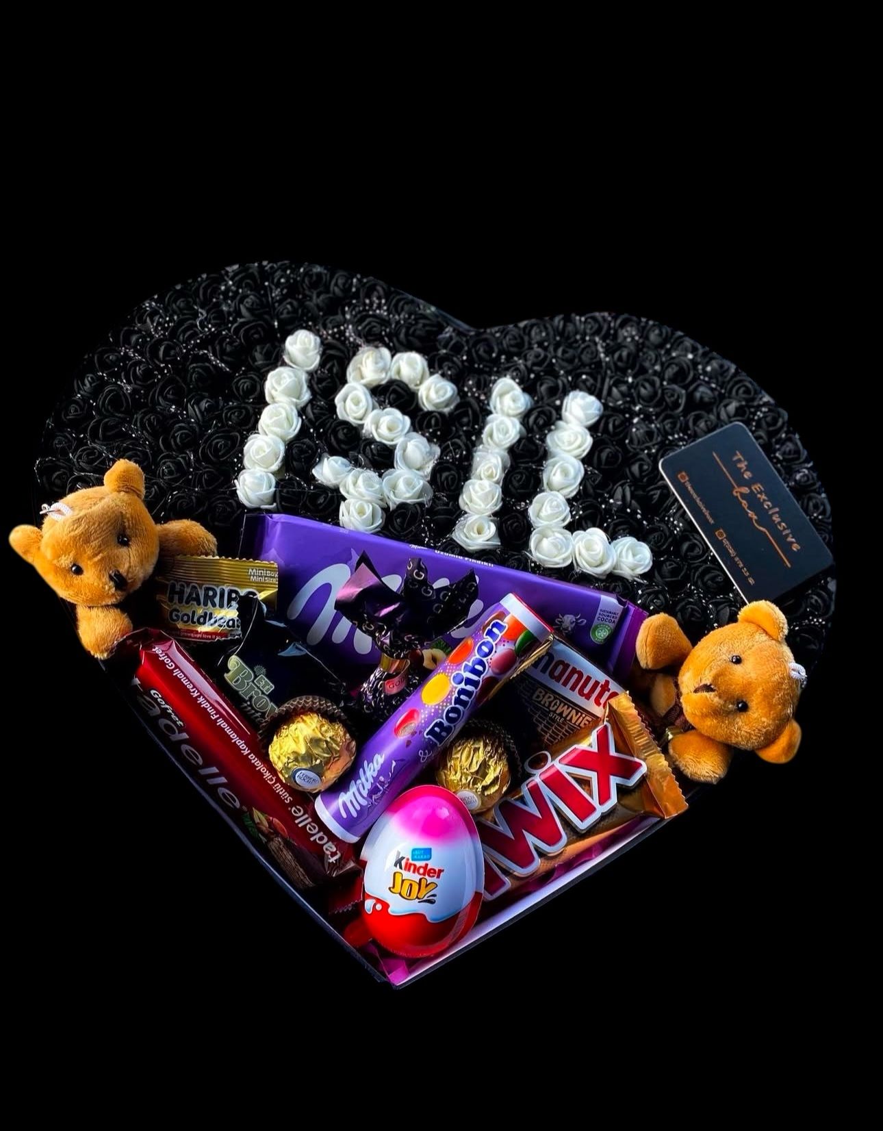 Kişiye Özel İsim Tasarım Kalp Kutu