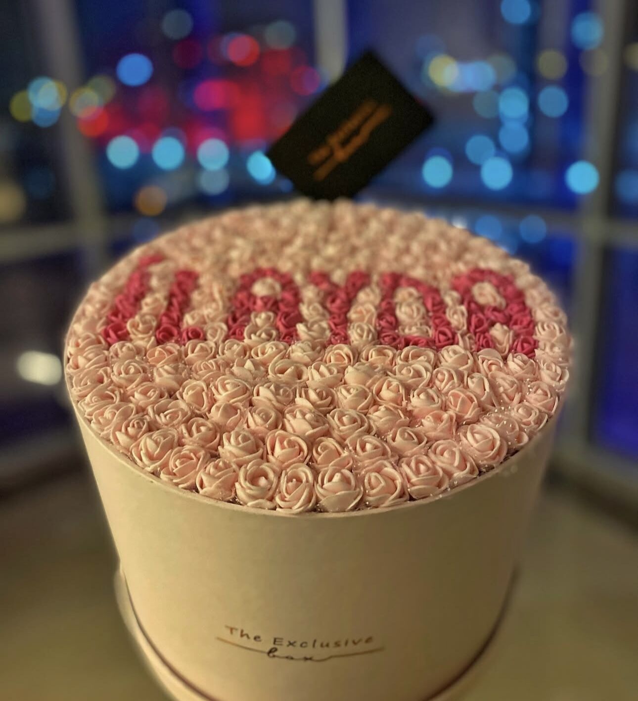 Silindir İsim Tasarım Kutu - Orta Boy