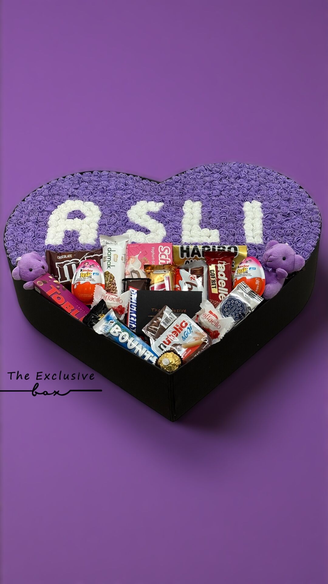 Devasa İsim Tasarım Kutu - Mor