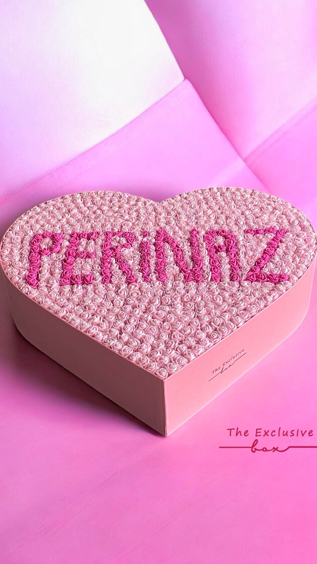 Devasa Kalp İsim Tasarım Kutu -PP