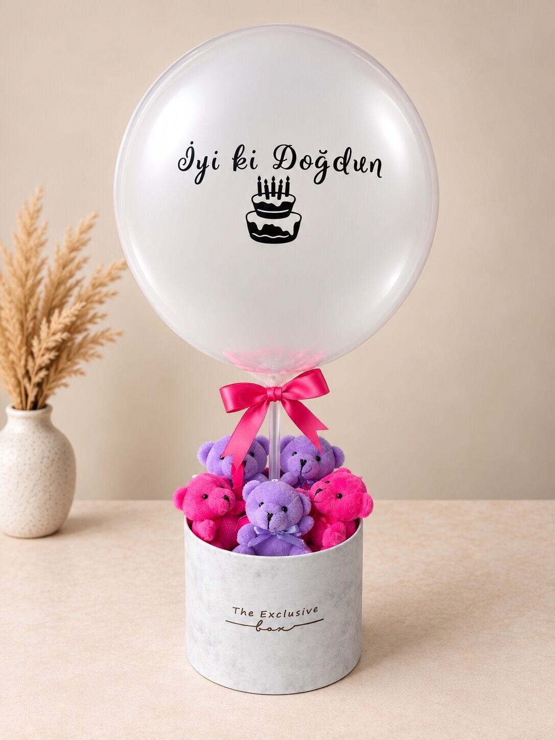 İyi ki Doğdun Ayıcık Balon Kutusu